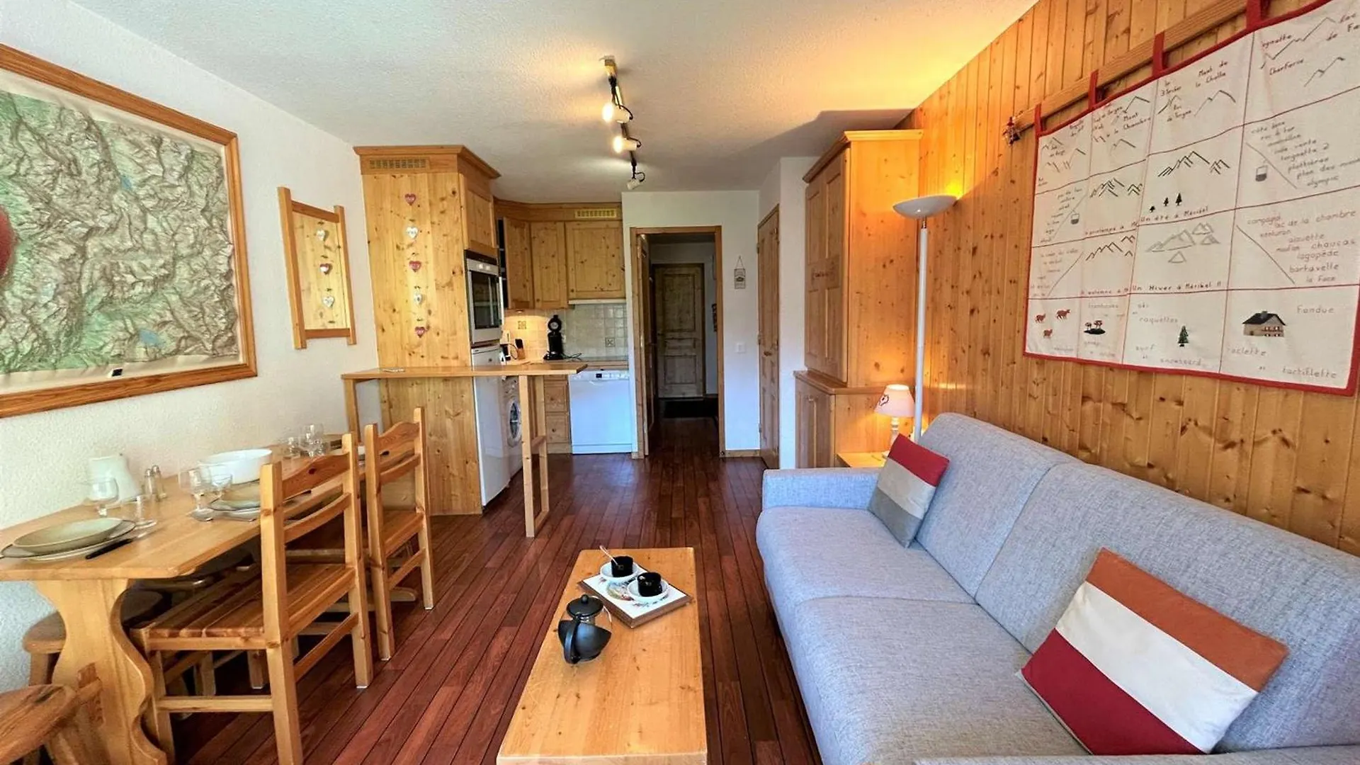 Appartement 2 Pieces, 5 Pers, Centre De Meribel, Proche Pistes, Balcon Sud - Fr-1-180-564 Daire